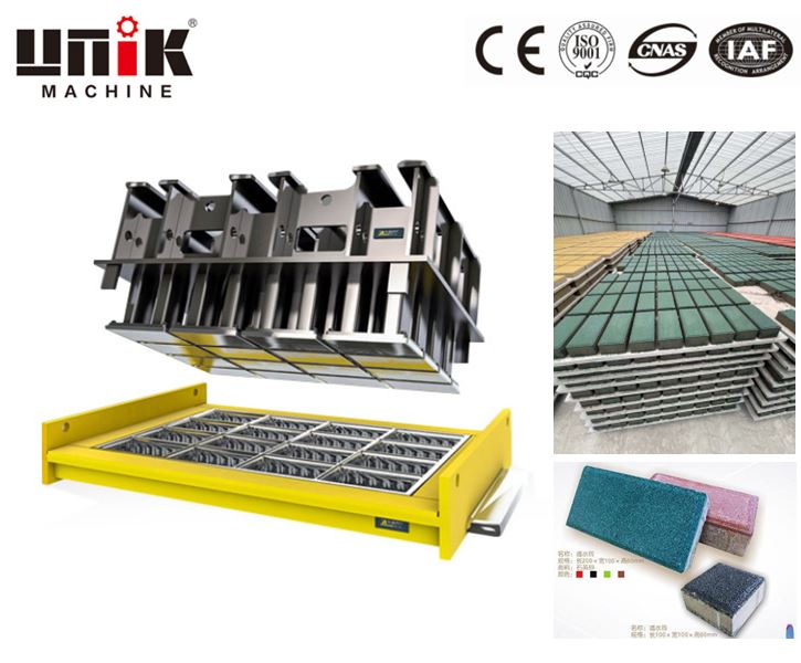 Different types of paver moulds made Different types of paver moulds made